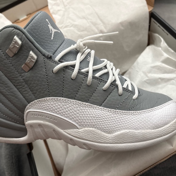 Jordan Other - Grey and white jordan 12.